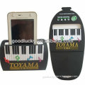 Piano picture soft pvc phone holder